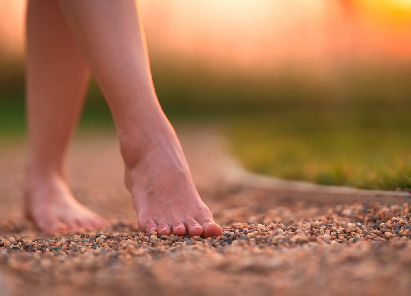 Les bienfaits de la marche pieds-nus